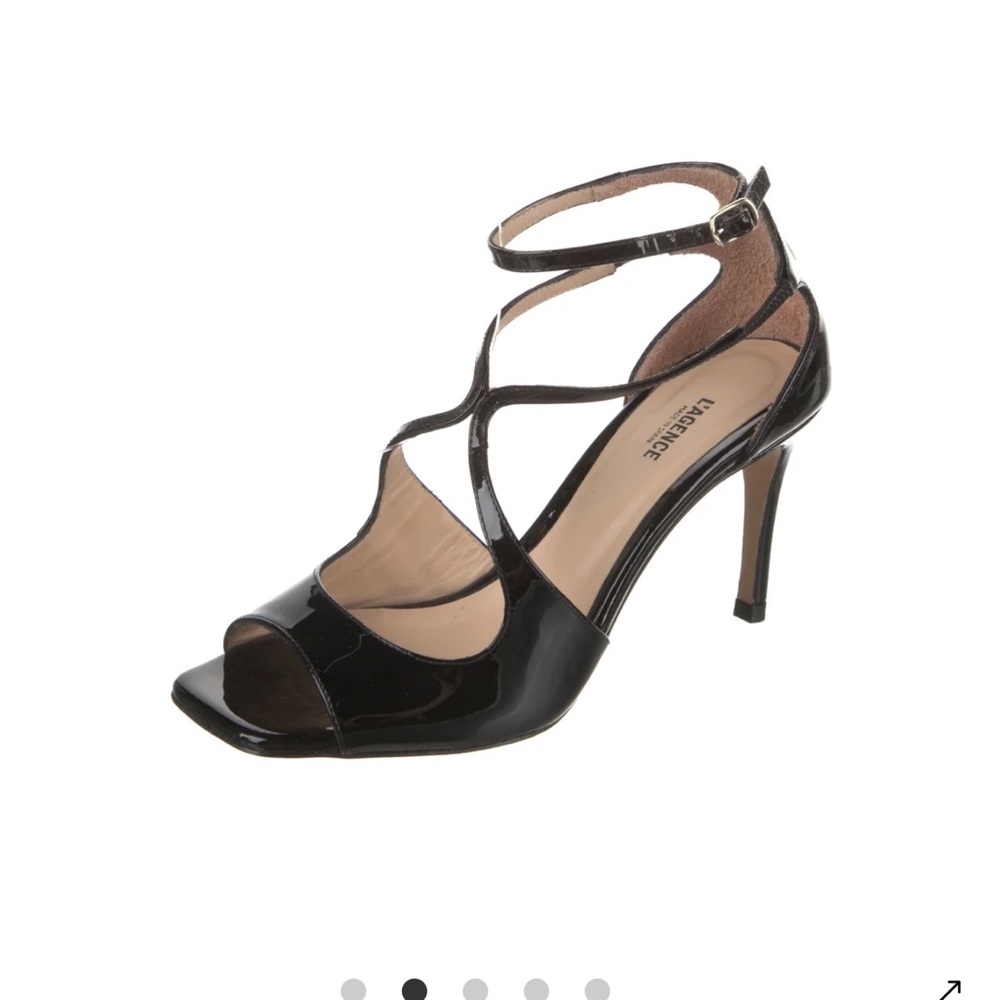 L’agence Black Strappy Heels